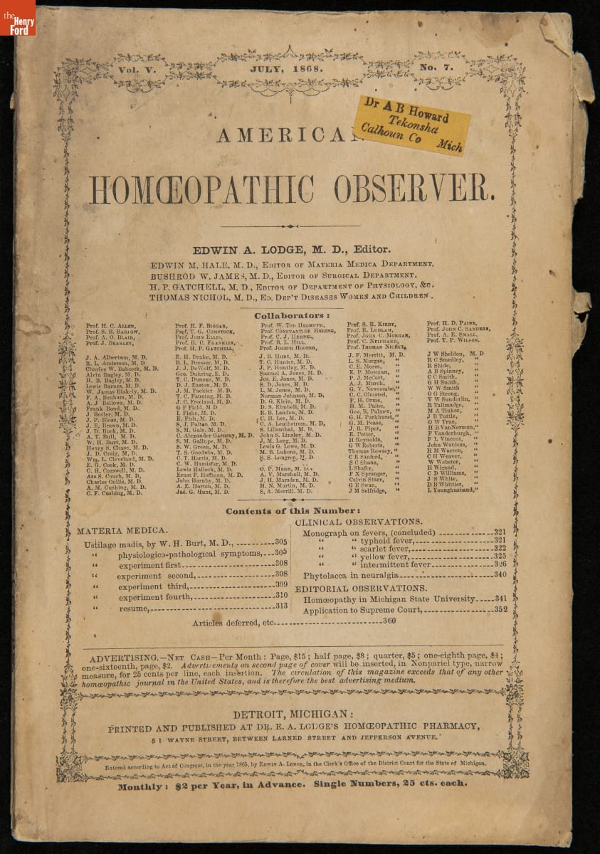 Journal cover containing text