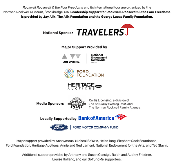 Sponsors for Four Freedoms Sponsors for Four Freedoms