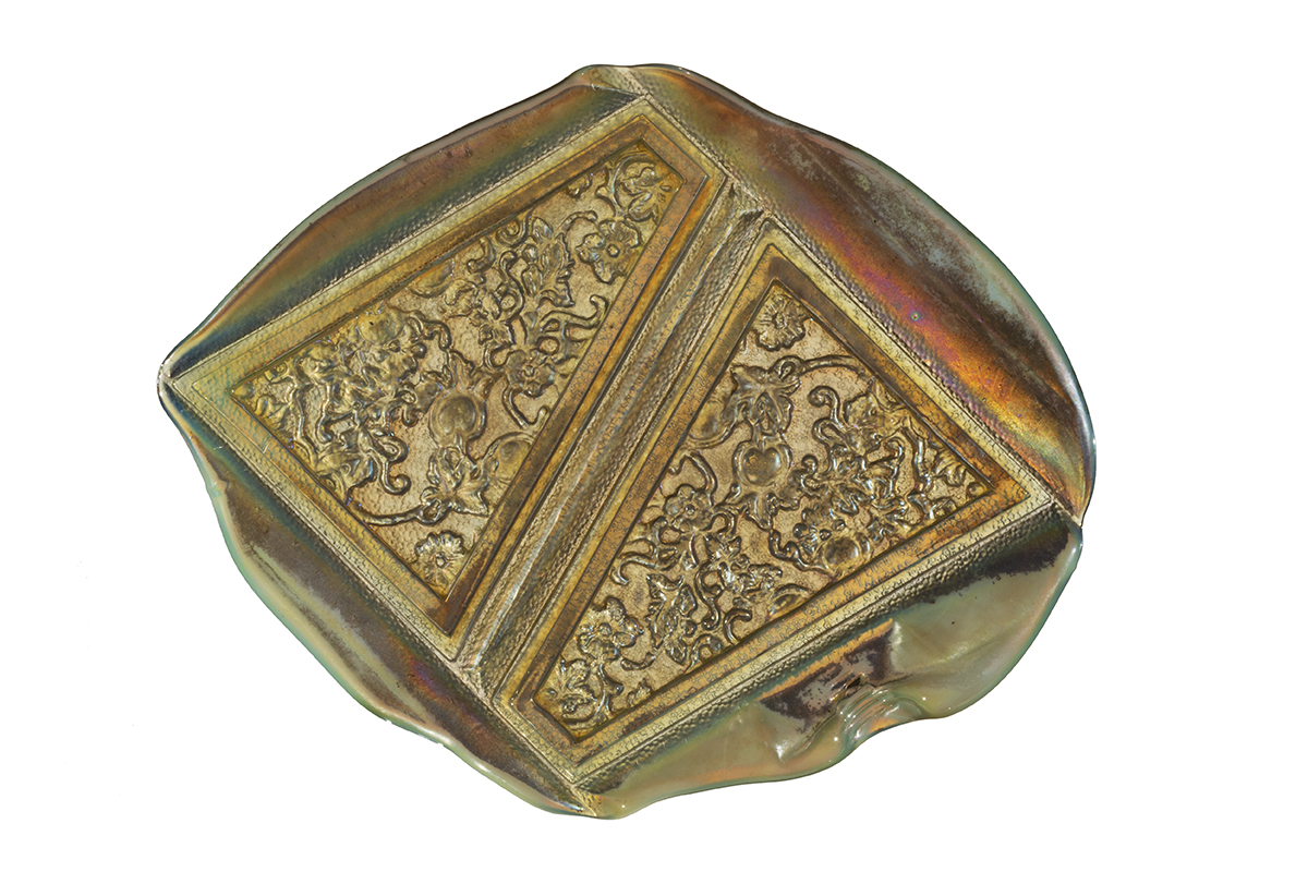 Glass Tile, 1900-1910, Made by Tiffany Furnaces