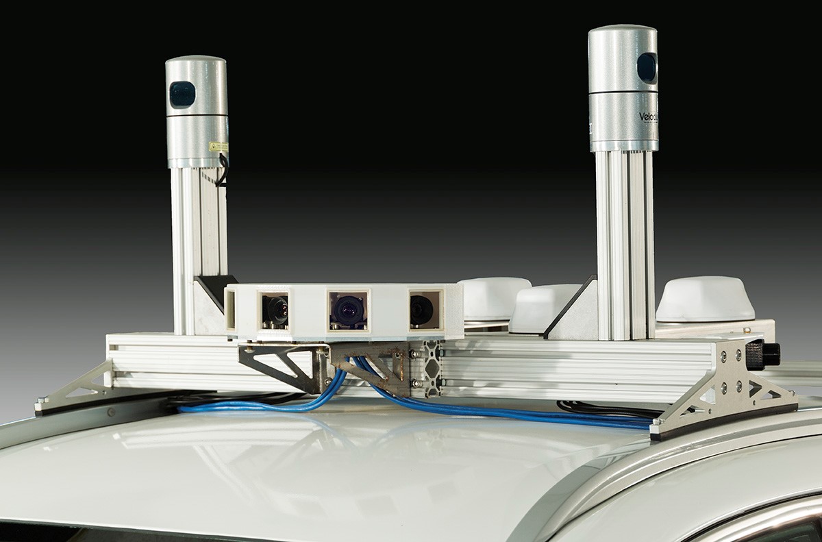 First-Generation Self-Driving Test Vehicle