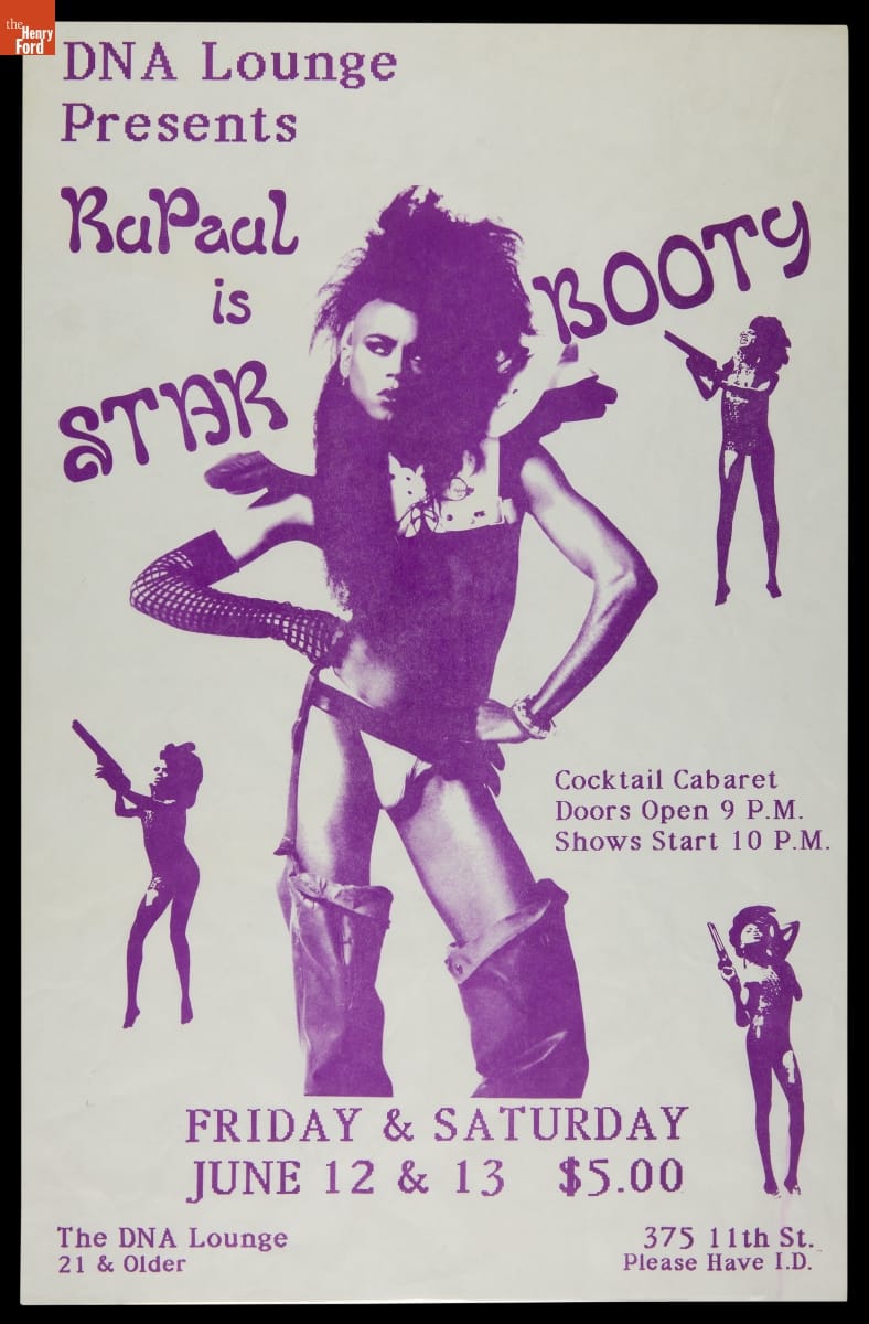 thf708365 "DNA Lounge Presents: RuPaul is Star Booty," June 1987