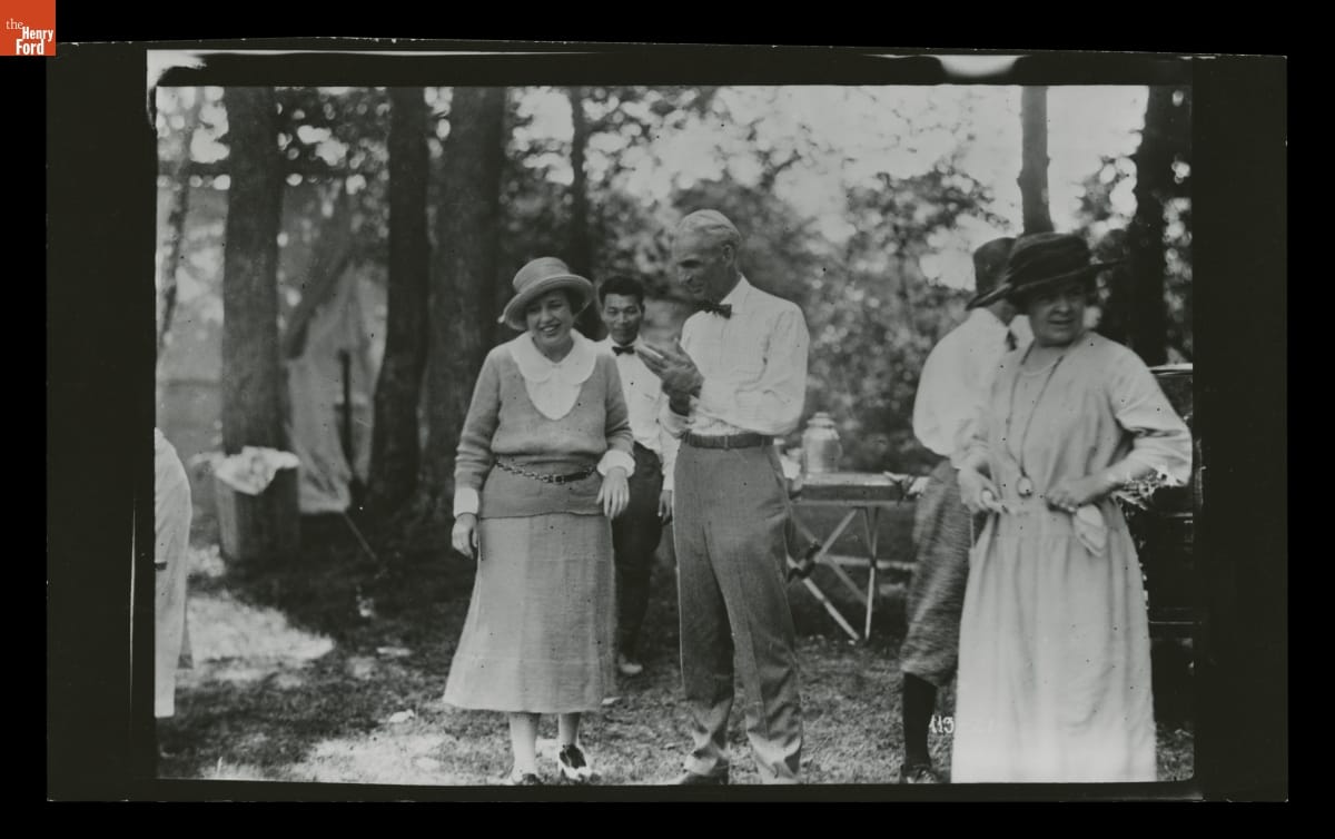 The Ford Family and Tsuneji Sato. The Ford Family and Tsuneji Sato.