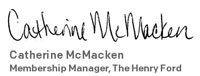 Letter from Membership Manager - Sign Letter from Membership Manager - Sign