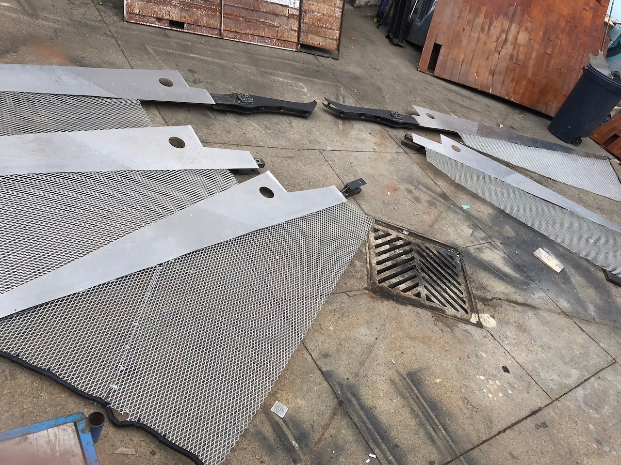wings laid out