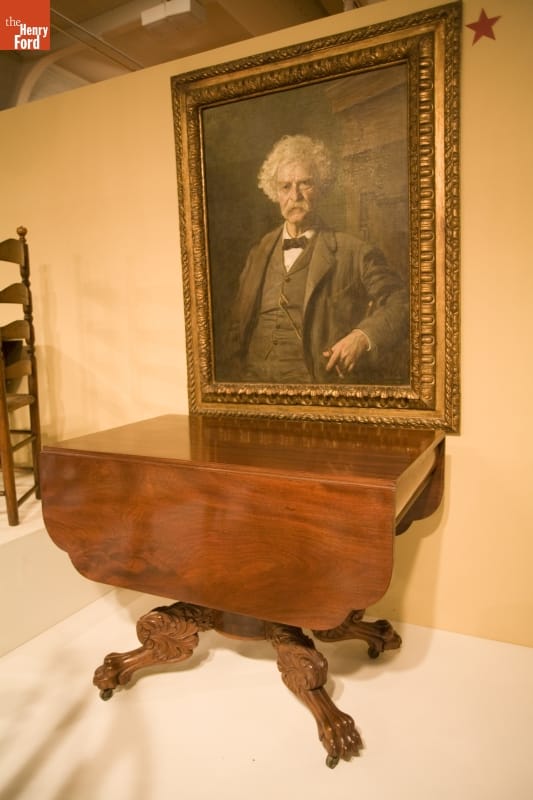 Table, Used as a Writing Desk by Mark Twain, 1830-1860