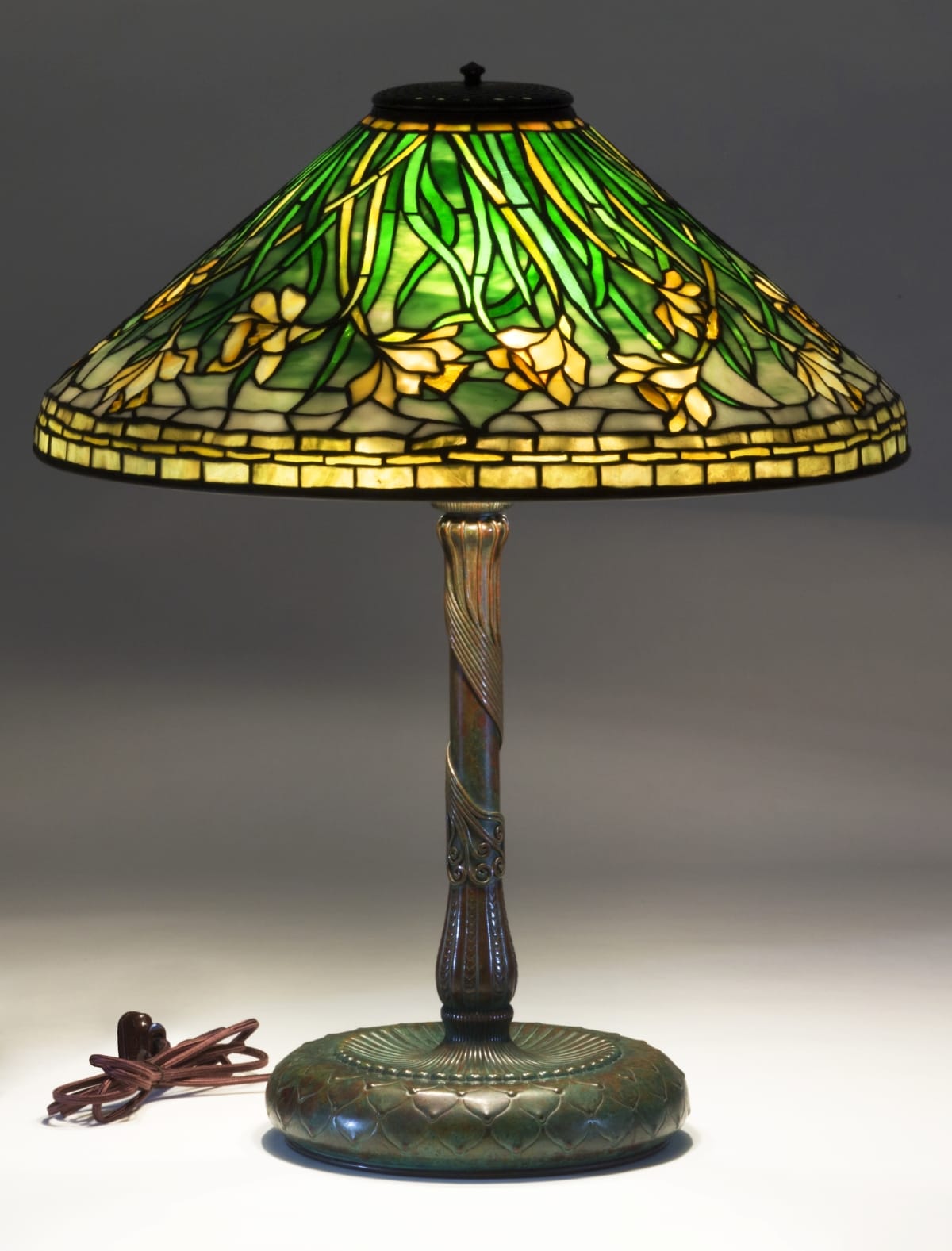 Daffodil table lamp Daffodil table lamp, designed by Clara Driscoll for Tiffany Studios, 1903-1920.